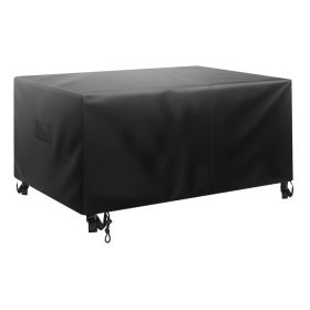 Patio Furniture Cover, 420D Heavy Duty Waterproof Outdoor Dining Table and Chairs Cover, Large Squre Patio Table Covers with Air Vent for All Wea