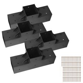 Pergola Kit 4-Pack, T-Shaped 4x4 (Actual 3.5x3.5 Inch)